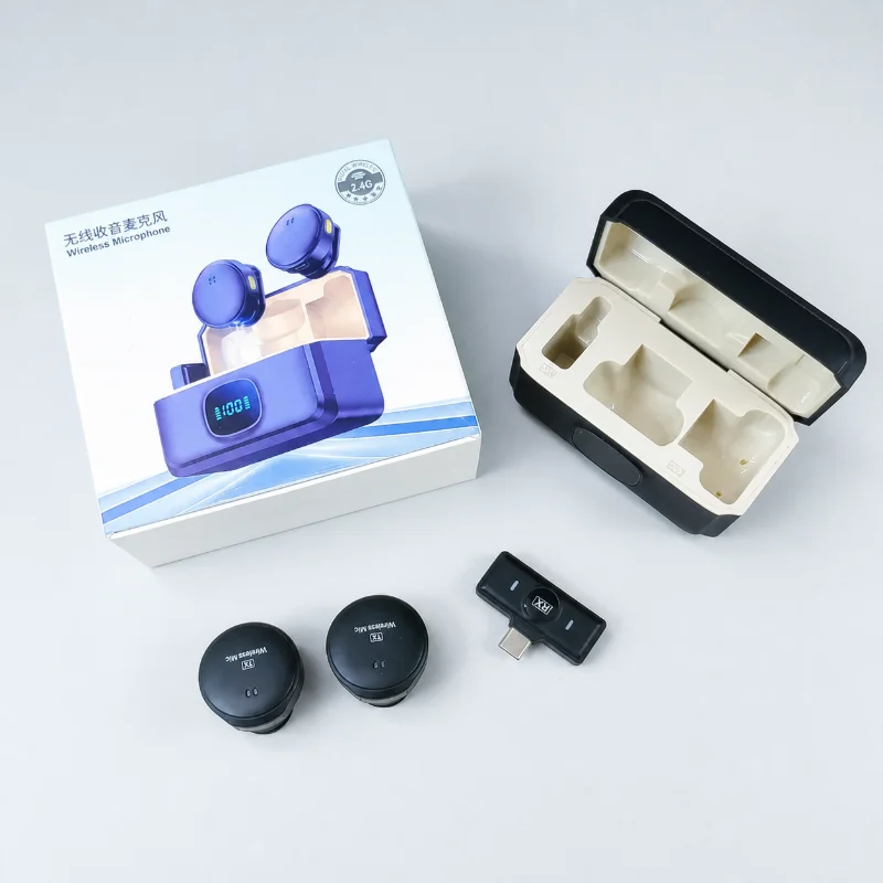 Q8 Dual Wireless Microphone for Android & iPhone